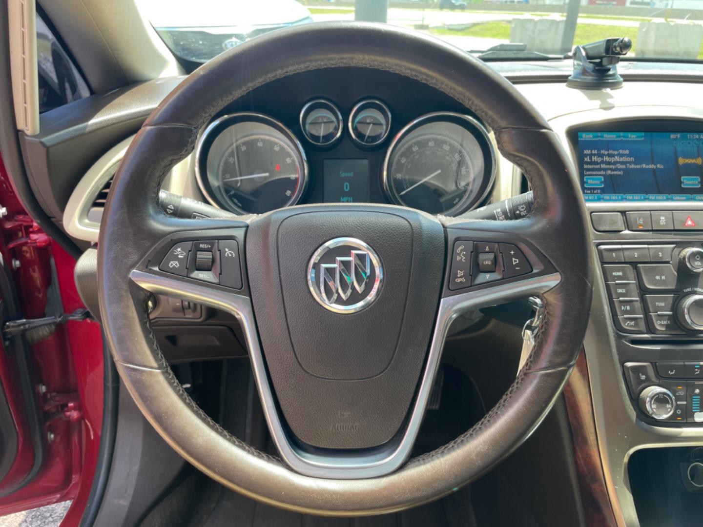 2014 Maroon Buick Verano (1G4PR5SK6E4) with an 4-Cyl, ECOTEC, 2.4 Liter engine, Auto, 6-Spd w/Shft Ctrl transmission, located at 8008 Warden Rd, Sherwood, AR, 72120, (501) 801-6100, 34.830078, -92.186684 - Photo#16